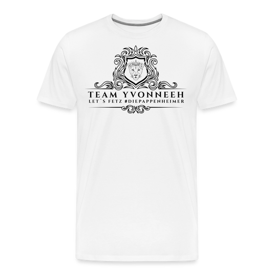 Herren Premium T-Shirt - Front 03/4 - weiß