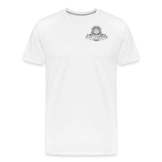 Herren Premium Bio T-Shirt - Front 02/3 - weiß
