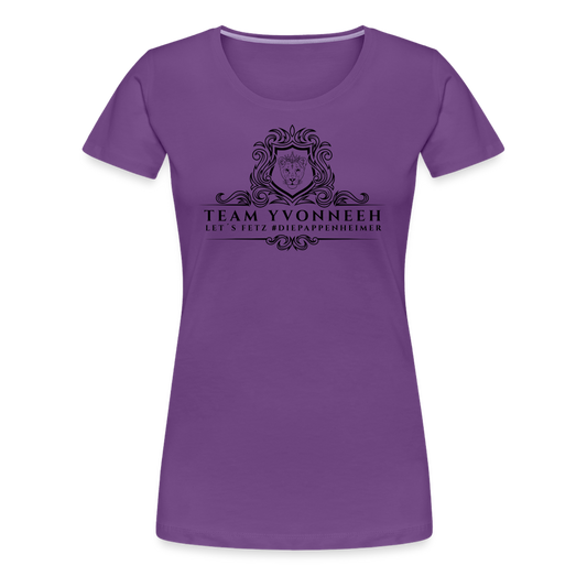 Frauen Premium Bio T-Shirt - Front 03/1 - Lila